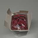 Boao 1 Piece Christmas Wooden Bead Garland 19.7 ft Round Farmhouse Vintage Wood Bead Garlands for Xmas Decoration Supplies (Burgundy)