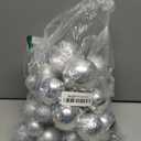 Christmas Ornaments for Xmas Trees,Silver Shatterproof Christmas Ball Ornaments (32 pcs)