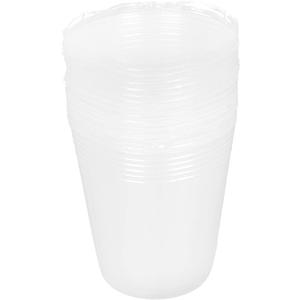 30pcs Plastic Plant Nursery Pots Flower Pot Decoration for Courtyard Garden Park