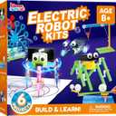 Klever Kits 6 in 1 Electric Robot Kits, Make Your Own Stem Toys for Ages 8-13, Stem Activities Educational Science Kits for Boys and Girls Birthday Gifts