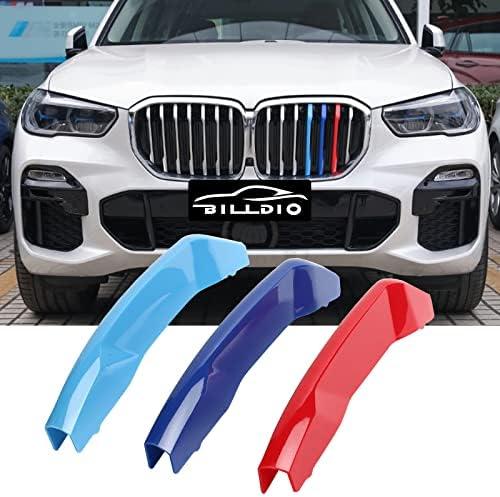 BILLDIO M-Colored Grille Insert Trims Compatible with 2019 2020 2021 2022 X5 G05 Standard Kidney Grille (7Beams)
