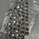 Bling Diamond Case for iPhone 16e 6.1 inch, 3D Homemade Sparkle Crystal Rhinestone Shiny Glitter Full Clear Stones Back Phone Cover with Screen Protector -All White