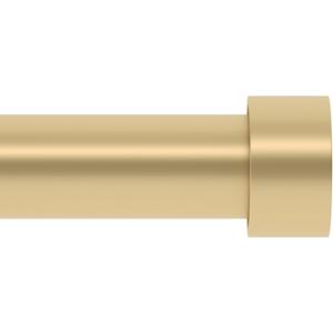 Gold Extra Long Curtain Rod 30 to 240 inch, Heavy Duty Curtain Rods for Windows with Modern End Caps, 1 inch Drapery Rods Set for Outdoor Patio, Adjustable Curtain Rod for Room, Gold