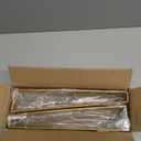 Osring 14 Inch Trapezoid Furniture Legs 4pcs, Solid Steel Furniture Hairpin Leg for Side Table, TV Stand and Cabinet, Gold