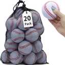 Magicorange Baseball,Foam Baseballs Training Baseballs Unmarked Practice Baseball for Hitting, Soft Toss, Batting, Fielding, Pitching