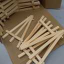 Qilery 24 Set 4 x 4 Inch Mini Canvas Panels and Easel Painting Kit, 12 Colors Acrylic Strips Brush Palettes, Art Painting Kits for Artists Beginners Oil Acrylic Craft Party Favors