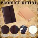 Sabary 4 Pcs Travelers Notebook Cover Set 3 A5 Notebook Genuine Leather Refillable Leather Journal A5 with Inner Pockets Card Slots Pen Holder For Bullet Notes Journaling