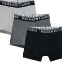 POLO RALPH LAUREN boys 3-pack Boxer Briefs, M