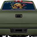 250th Anniversary Rear Window Decals for Trucks, 65 x 22 Inch 1776-2026 American Anniversary Us Flag Eagle Back Window Decals Patriotic USA Vinyl Truck Back Sticker Graphics for Car
