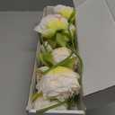 SITUMEIZI 10PCS Artificial Peony Flowers, Real Touch Fake Silk Bouquet with Stems for Home Mothers Day Wedding Party Centerpieces Table Decoration Indoor(Ivory White)