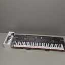 61 keys keyboard piano, Electronic Digital Piano with Built-In Speaker Microphone, Sheet Stand and Power Supply, Portable piano Keyboard Gift Teaching for Beginners (Black)