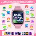 Smart Watch for Kids with 39 Games Touchscreen Camera Video, Music Player, Pedometer, Calculator, Calendar, Stopwatch, Flashlight, Alarm Clock 12/24 hr, Birthday Gifts Toys for Girls Ages 3-12