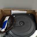 Giraffe Tools Retractable Garden Hose Reel 1/2 Inch x 130 ft, Super Heavy Duty, Any Length Lock, Slow Return System, Wall Mounted and 180 Deg Swivel Bracket