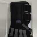 Radial Nerve Palsy Splint Brace for Wrist drop, 5 Fingers Extension, Stroke Patient Recovery, Finger Limp, Crutch Palsy, MCP Arthroplasty, for both Left and Right Hand - Black