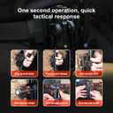Klarus AH3 Upgraded Flashlight Holster: 360 Rotation, 1-Second Tactical Access, Triple-Lock Security, Duty Belt Flash Light Holder