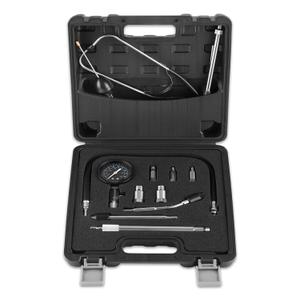 Lichamp 11pcs Compression Tester Adapter Kit, Automotive Engine Cylinder Leak Down Compression Test Motor Pressure Gauge, Include Engine Cylinder Stethoscope