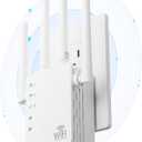 WiFi Extender, 2026 Signal Booster with Dual Band 5GHz/2.4GHz, Long Range Up to 14000 sq. ft, Internet Extender WiFi Booster, WiFi Extenders Signal Booster for Home and Outdoors (Model DF11)