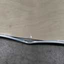 Flash Furniture Amara 72" x 12" x 12" Birchwood Bar Top Riser with Folding Silver Legs, Wooden Foldable and Portable Riser for Event and Bar Tables