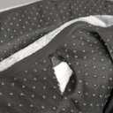 3 Inch Memory Foam Camping Mattress, Dual Layer Thick Sleeping Camp Pad for Car Tent Cot, Roll-Up Portable Glamping Floor Bed for Guests Sleepover (Space Gray)