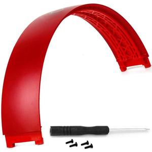Studio3-Red Earpad Replacement (Red, Faux Leather, 2 Pack) for Headphones