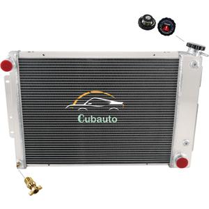 4 Row Aluminum Radiator For Chevy Camaro Pontiac Firebird 1967 1968 1969 V8 23" Core BIG BLOCK ENGINE All Aluminum Radiators