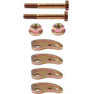 Upper Control Arm Alignment Cam Bolt Kit Enhanced Compatible with 99-18 Chevy Silverado 1500 Suburban Avalanche 2500 GMC Sierra 1500 2WD 4WD Fit Hummer H2 H2T Bolts 1.5 Suspension Kits
