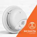 First Alert SMI100-AC, Hardwire Interconnect Smoke Alarm with Battery Backup, 1-Pack
