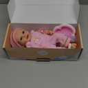 BABESIDE Baby Doll Girl - 12-Inch Realistic Baby Dolls with Magic Feeding Bottle Real Life Vinyl Toy Gift for 3 4 5 6 Years Toddlers, Ideal for Birthday, Pretend Play, Christmas