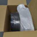 BESTSTAR 100PCS Clear Plastic Plates for Party, 10.25 Inch Disposable Plates with Gold Rim, Heavy Duty Dinner Plates for Wedding and Birthday