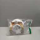 HALO E26 Series 6 in. White Recessed Ceiling Light Fixture Trim with Tapered Baffle and White Ring Overlay