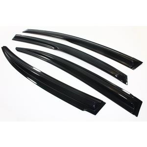 Smoke Tinted Window Visor Rain/Sun Guard Sun Shade Deflector Compatible with 2012-2015 Honda Civic 4 Door Sedan