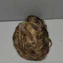 LONAI Ponytail Extension, 18" Wavy Claw Clip Ponytail Extensions Shoulder Length Curly Wavy Claw Clip in Ponytail Hair Extensions Ponytails Hairpieces - Deep Dark Blonde with Blonde Highlights