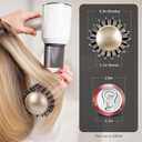 Sndyi Large Round Brush for Blow Out, 2.1 Inch Nano Thermal Ceramic Ionic Round Hair Brush with Boar Bristles, Boost Shine and Volume, Quick Blow Drying and Styling, Best for Long Thick Hair