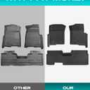 Floor Mats for Ford F150 2009-2014 SuperCab/Extended Cab, 3PCS
All Weather TPE Car Accessories, for F-150 Automotive Floor Mats, Pickup Truck, Black Liners, Not for SuperCrew Cab