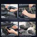 Ultrasonic Car Rodent Repellent, Car Mouse Repellent Plug in Battery Operated, Ultrasonic Rodent Repellent for Car Engine, Effective Mouse Deterrent Keeps Rats and Mouse Traps for Car,Attic,Barn 2 PCS