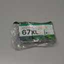 67XL Black Ink Cartridge 67 | Compatible for HP Ink 67 XL HP67XL Black | for HP DeskJet 2855e 2827e 4255e 4277e 2800 2700 2755 2755e 4155 4155e Envy 6400 6400e 6055 6055e 6052e 6455e 6458e (2-Black)