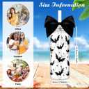 12 Sets Halloween Cup Gifts 14.2 oz Ghost Pumpkin Plastic Cup Tumblers with Lid Straw and Bow Reusable Coffee Mug for Halloween Kitchen Party Supplies(Simple Style)