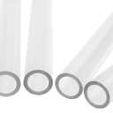 dracaena.io 16 Pack PETG Hard Tubing - 14 mm / 0.55 inch Outer Diameter, 10 mm / 0.39 inch Inner Diameter, 450 mm / 17.7 inch Length - Rigid Pipe for PC Water Cooling System, Transparent