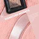 Horse Polo Wraps Upgrade with Bling Leg Wraps for Horses 4-Pack Fleece Leg Wraps Stable Supplies-Salmon Rose, M
