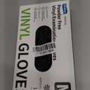 Supmedic Vinyl Disposable Exam Gloves, Black 4Mil Powder-Free Latex-Free Medical Food Safe Cooking Cleaning Glove 100 &1000Ct