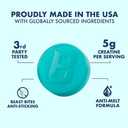 BEAST BITES Creatine Infused Gummies - 5g Creatine Monohydrate Per Serving - NSF Certified for Sport, Clean Label Project Certified (150 Gummies, Sweet Blue Raspberry), BBD: 03/27/2028