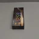 Peakeep Digital Alarm Clock for Bedroom Bedside, Extra Loud for Heavy Sleepers Adults, Large RGB Color Changing Colorful LED Big Numbers, Battery Backup Plug in Electric Clock with USB Charger (Black + 8 Colors)