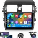 Leadfan Car Stereo for Toyota Corolla 2009 2010 2011 2012 2013 Radio Compatible with Wireless Apple Carplay 9'' Touch Screen in-Dash GPS Navigation Bluetooth WiFi Mirror Link Unit Backup Camera 2+32G