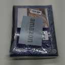 MR&HM Satin Bed Sheets, Queen Size Sheets Set, 4 Pcs Silky Bedding Set with 15 Inches Deep Pocket for Mattress (Queen, Navy Blue)