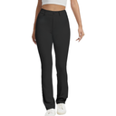 Women’s Stretchy Yoga Dress Pants High Rise Straight Leg with Pockets Casual Petite/Regular, M