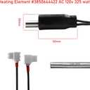 Heating Element # 3850644422 for Dometic Refrigerator(325W 120Vac),Compatible with Refrigerator Models Dometic RM2652/DM2652/DM2852/DM2662/DM2663/DM2862