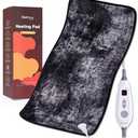 Bearhug  Electric Heated Pad 30"×71"' Double-Sided Faux Fur Heating Pad, 6 Heat Levels, 2-Hour Auto-Off, Moist & Dry Heat Therapy for Back Pain Relief, Machine Washable, ETL Certified - Gift Box