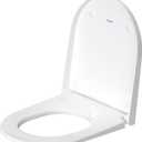 Duravit 0021690000 D-Neo Round Closed-Front Toilet Seat with Soft Close - White