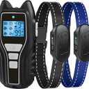 Shock Collar for Dogs 2 Dogs (15-120lbs) 2000FT Dog Shock Collar with Remote Control Waterproof Dog Training Collar with Remote 4 Safe Modes Rechargeable Lock Flash Light for All Breeds - Gray