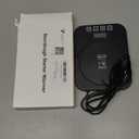 Sourdough Starter Warmer Mat - 24H Timer - Precise 1F Thermostat Control (70-100F) - Smart Memory Warming On/Off - Fits Jars Up to 40oz - Perfect for Home Baking (Black)